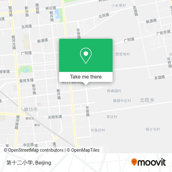 第十二小学 map