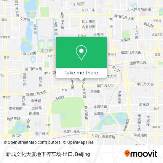 新成文化大厦地下停车场-出口 map