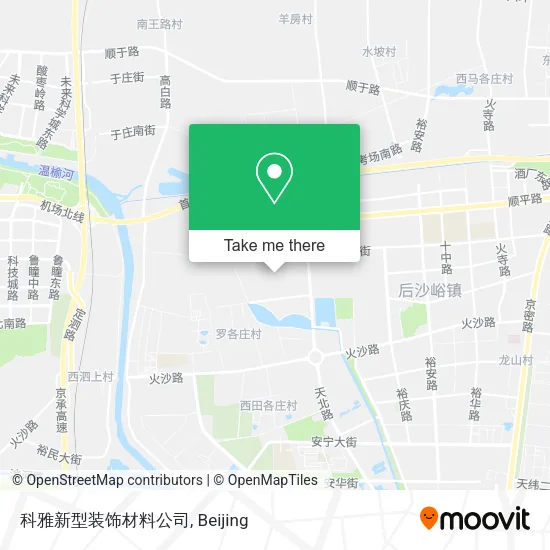 科雅新型装饰材料公司 map