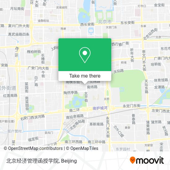 北京经济管理函授学院 map