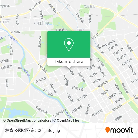 林肯公园C区-东北2门 map