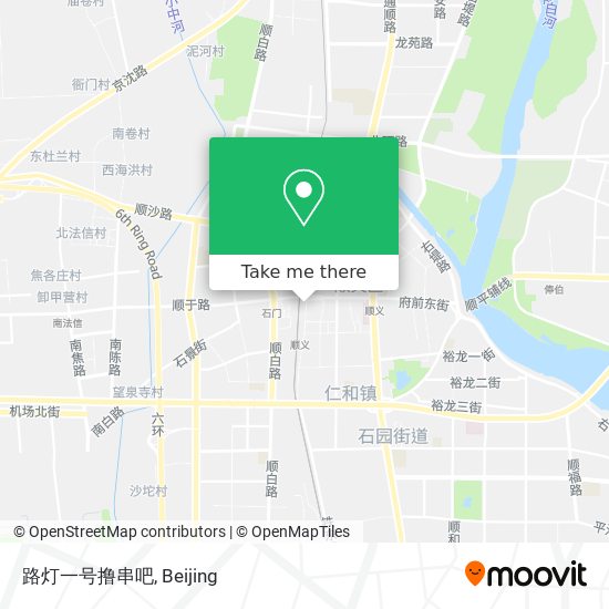 路灯一号撸串吧 map