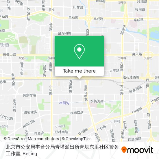 北京市公安局丰台分局青塔派出所青塔东里社区警务工作室 map
