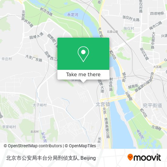 北京市公安局丰台分局刑侦支队 map