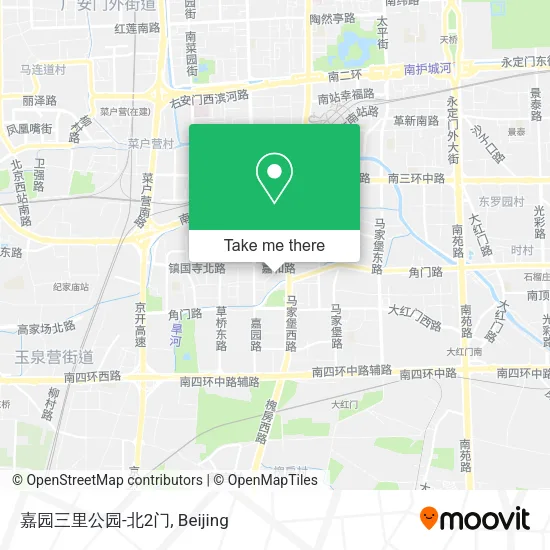 嘉园三里公园-北2门 map