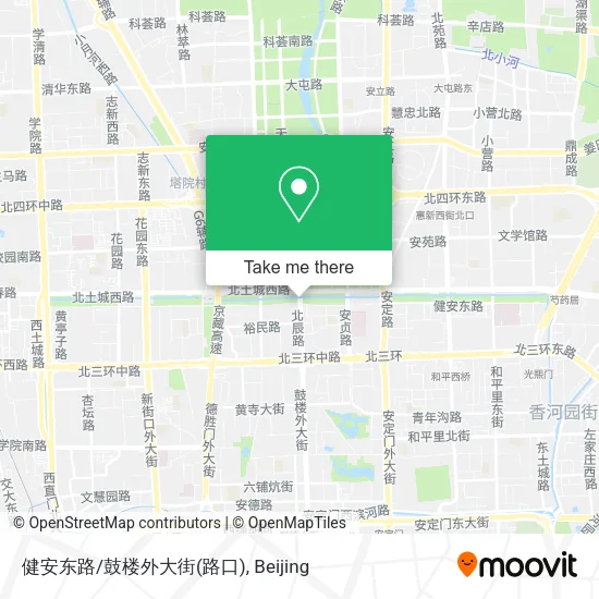 健安东路/鼓楼外大街(路口) map