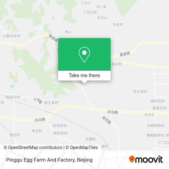 Pinggu Egg Farm And Factory map