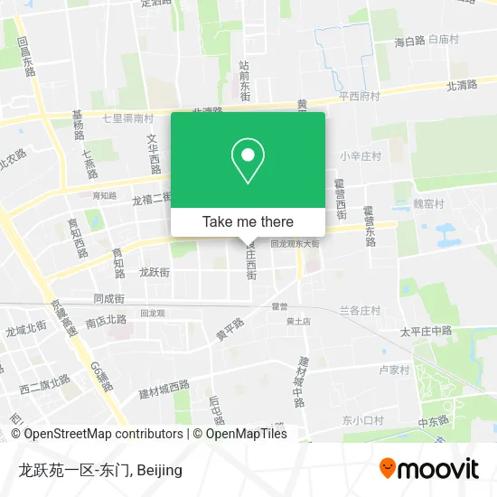 龙跃苑一区-东门 map