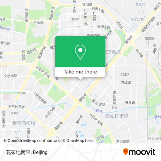 花家地南里 map