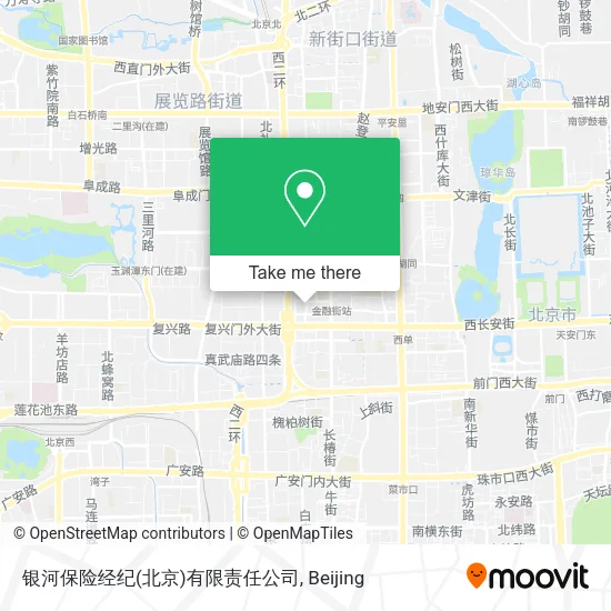 银河保险经纪(北京)有限责任公司 map