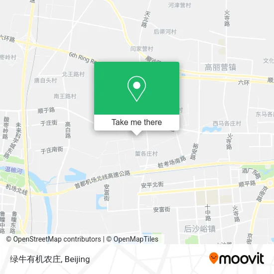 绿牛有机农庄 map