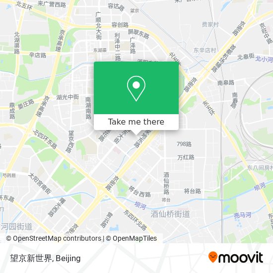 望京新世界 map