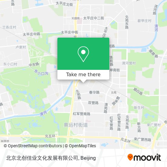 北京北创佳业文化发展有限公司 map