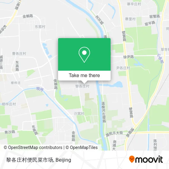 黎各庄村便民菜市场 map