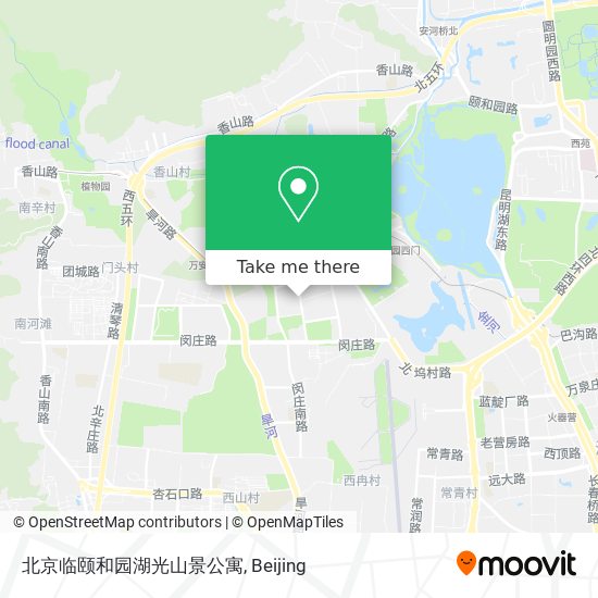 北京临颐和园湖光山景公寓 map