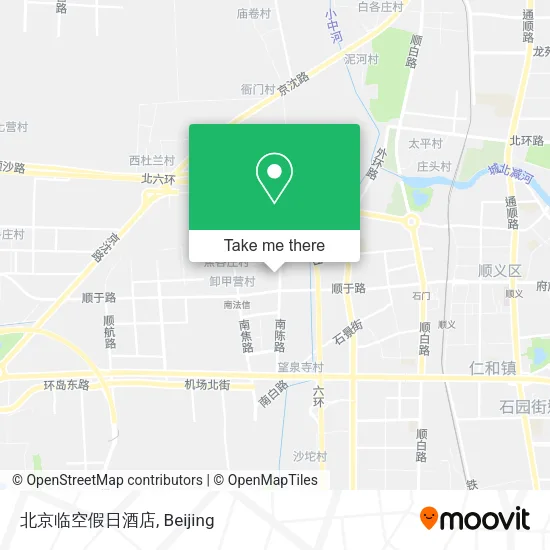 北京临空假日酒店 map