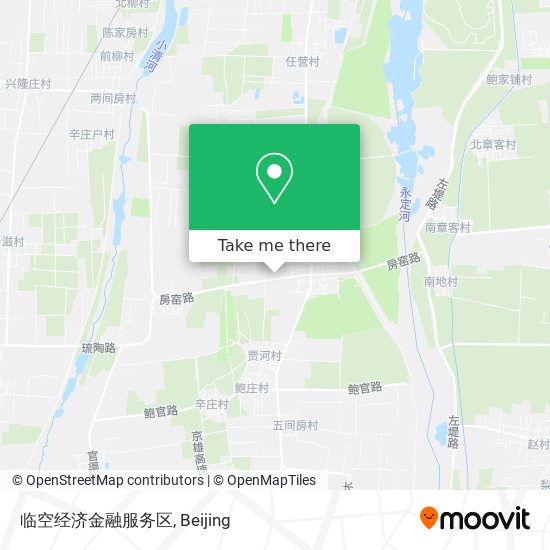临空经济金融服务区 map