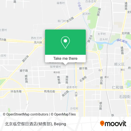 北京临空假日酒店(销售部) map