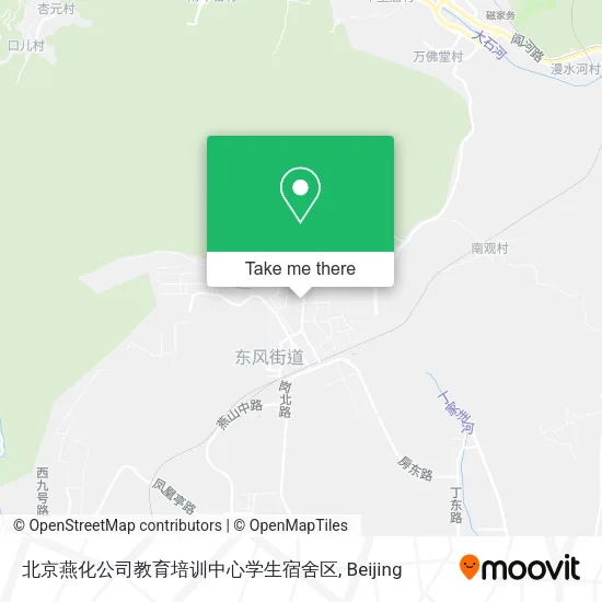 北京燕化公司教育培训中心学生宿舍区 map