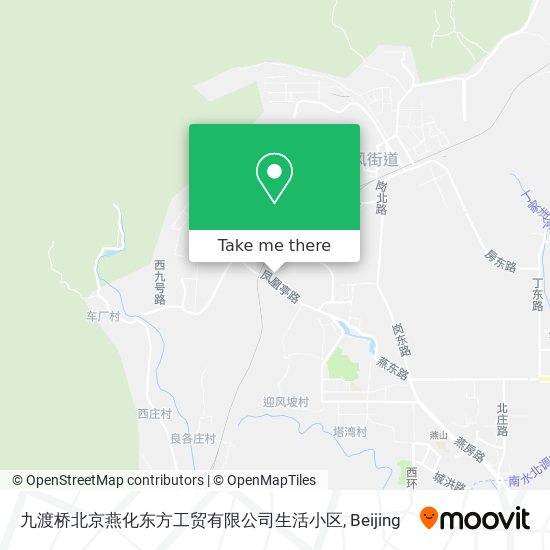九渡桥北京燕化东方工贸有限公司生活小区 map