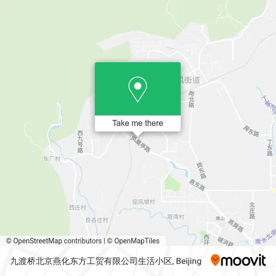 九渡桥北京燕化东方工贸有限公司生活小区 map