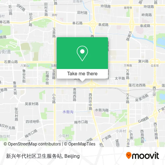 新兴年代社区卫生服务站 map