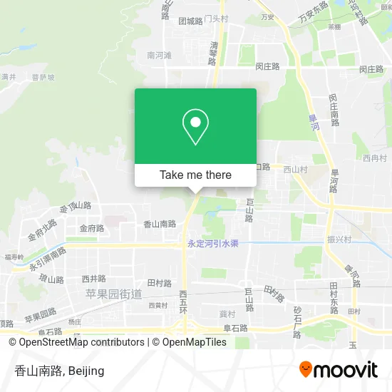 香山南路 map