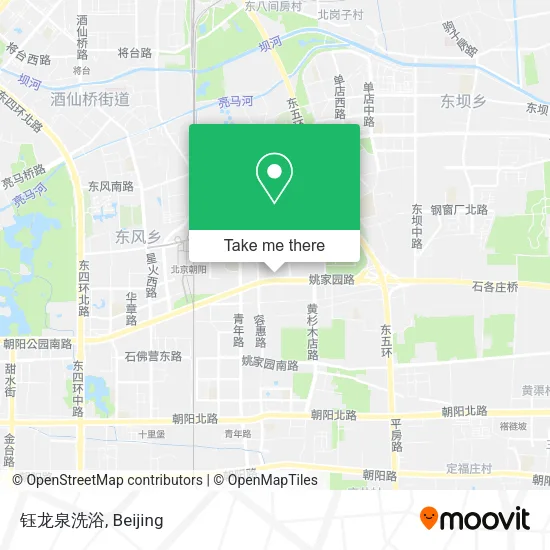 钰龙泉洗浴 map
