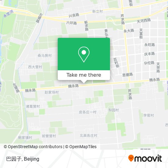 巴园子 map