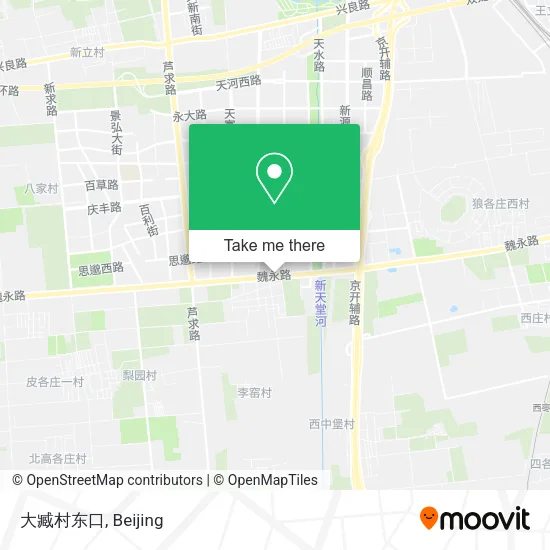 大臧村东口 map