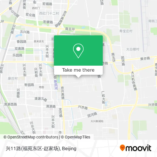 兴11路(福苑东区-赵家场) map