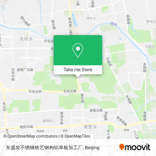 东盛发不锈钢铁艺钢构铝单板加工厂 map