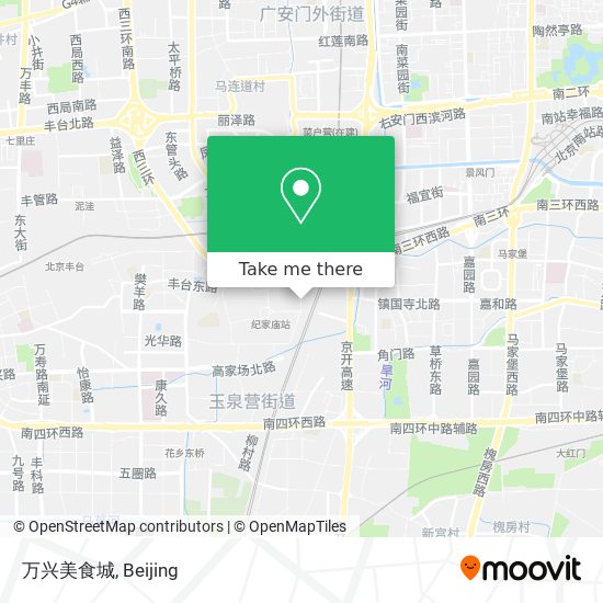 万兴美食城 map