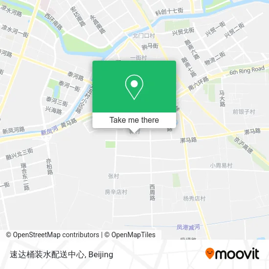 速达桶装水配送中心 map
