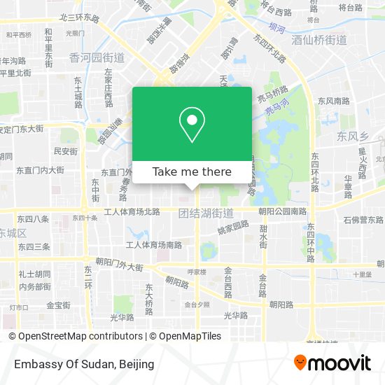 Embassy Of Sudan map