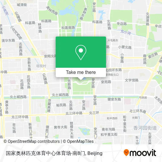 国家奥林匹克体育中心体育场-南8门 map
