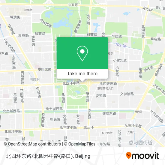 北四环东路/北四环中路(路口) map