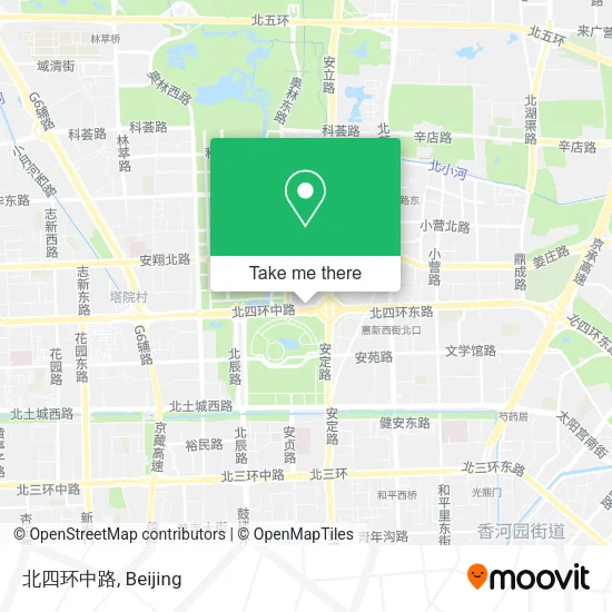 北四环中路 map