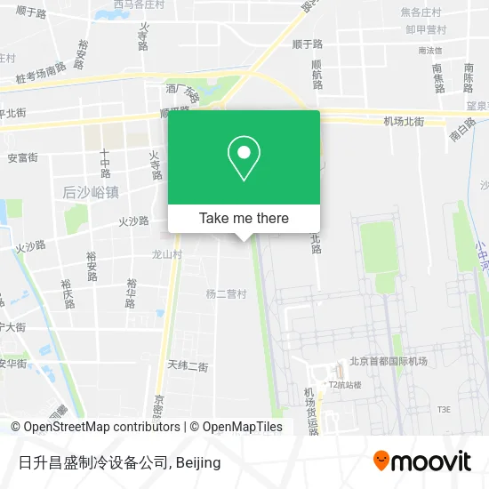 日升昌盛制冷设备公司 map