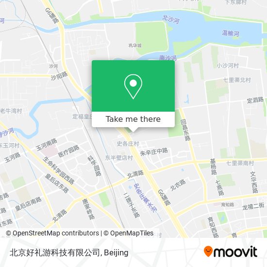北京好礼游科技有限公司 map