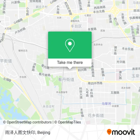 雨泽人图文快印 map