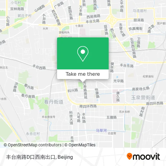 丰台南路D口西南出口 map