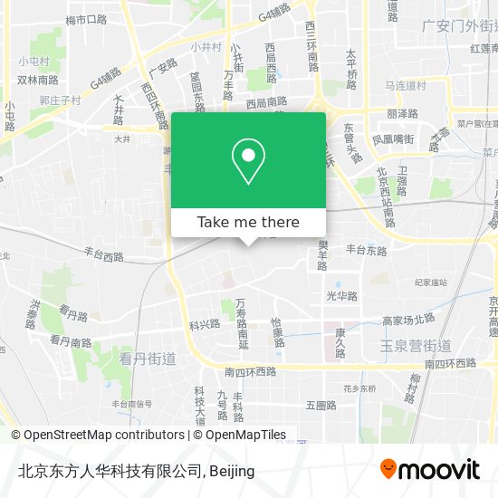 北京东方人华科技有限公司 map