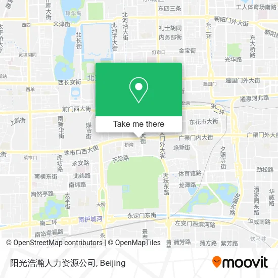 阳光浩瀚人力资源公司 map