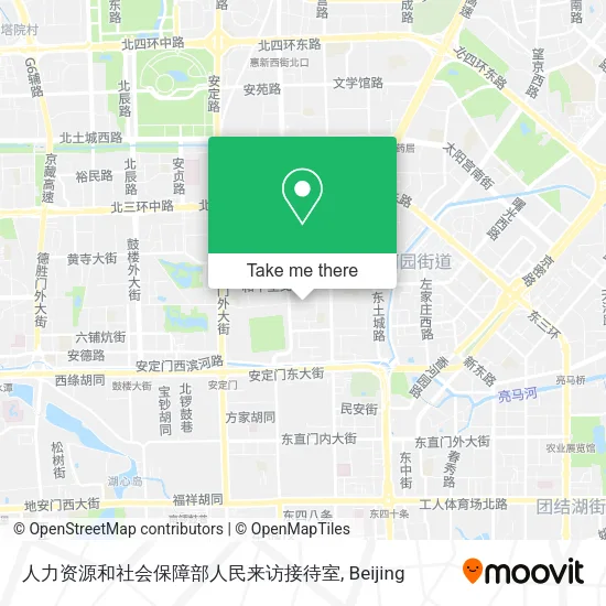 人力资源和社会保障部人民来访接待室 map