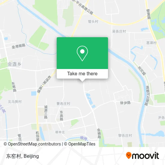 东窑村 map