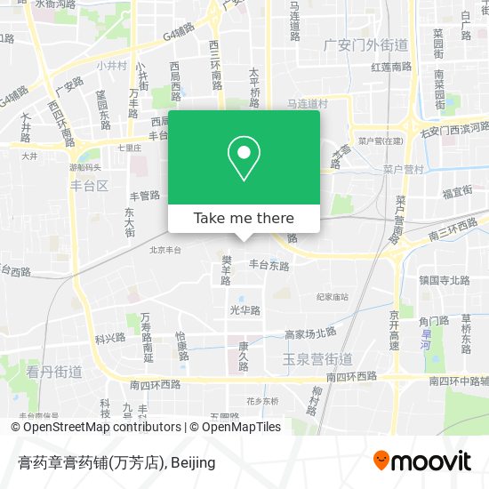 膏药章膏药铺(万芳店) map