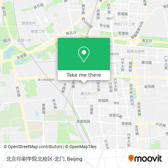 北京印刷学院北校区-北门 map