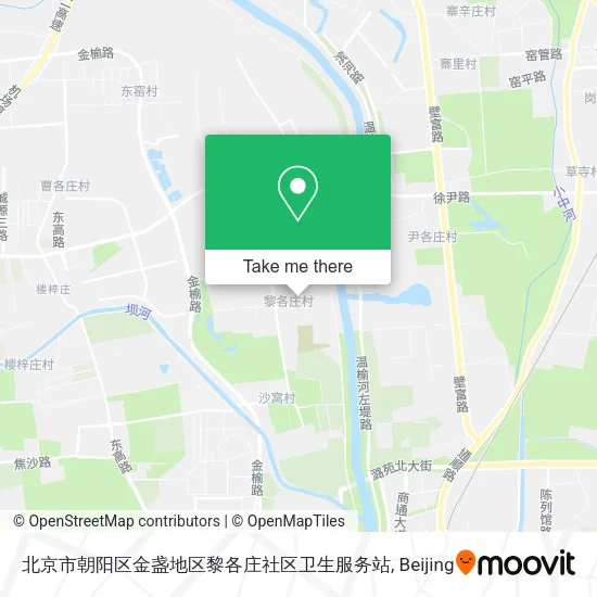 北京市朝阳区金盏地区黎各庄社区卫生服务站 map