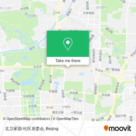 北卫家园-社区居委会 map